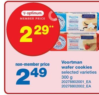 Wholesale Club Voortman wafer cookies, 300 g offer