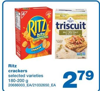 Wholesale Club Ritz crackers, 180-200 g offer