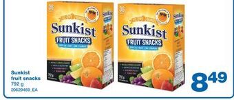 Wholesale Club Sunkist fruit snacks 792 g offer
