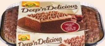 Giant Tiger Mccain deep'n delicious cake offer