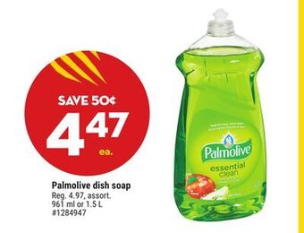 Giant Tiger Palmolive dish soap offer