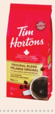 Giant Tiger Tim hortons ground coffee offer