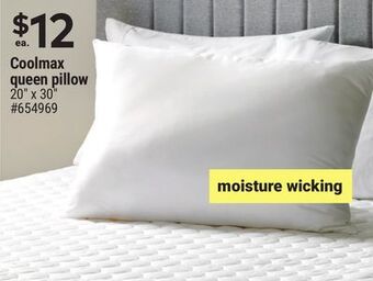 Giant Tiger Coolmax queen pillow offer