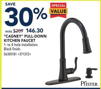 RONA Pfister cagney pull-down kitchen faucet offer