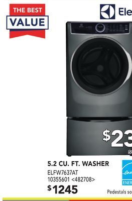 RONA Electrolux 5.2 cu. ft. washer offer