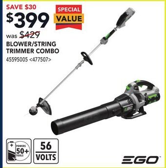 RONA Ego blower/string trimmer combo offer