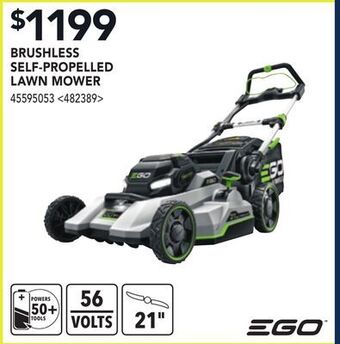 RONA Ego brushless self-propelled lawn mower offer