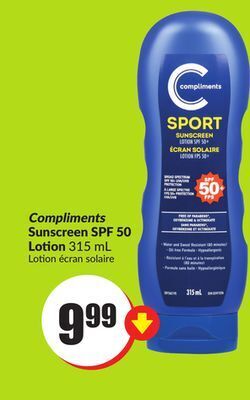 Chalo FreshCo Compliments sunscreen spf 50 lotion 315 ml offer