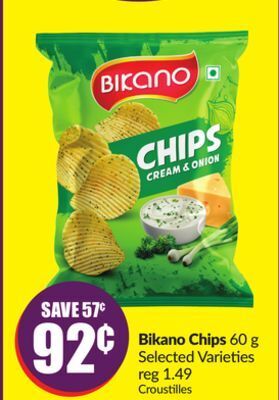 Chalo FreshCo Bikano chips 60 g selected varieties offer