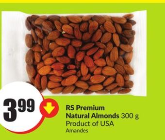 FreshCo Rs premium natural almonds 300 g product of usa offer
