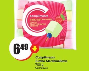 FreshCo Compliments jumbo marshmallows 700 g offer