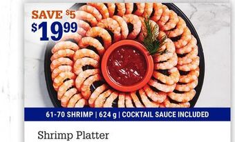 M & M Food Market Shrimp platter offer