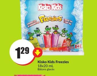 FreshCo Kisko kids freezies 18x20 ml offer