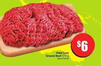 FreshCo Halal lean ground beef 375 g offer