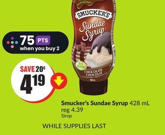 FreshCo Smucker's sundae syrup 428 ml offer