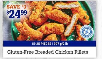M & M Food Market Gluten-free breaded chicken fillets offer