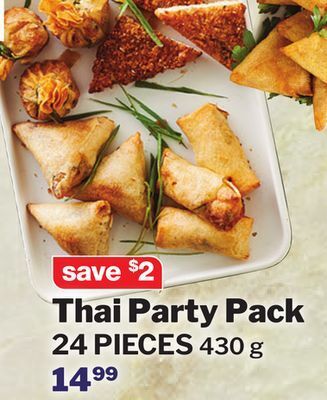 M & M Food Market Thai party pack offer