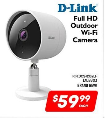 Factory Direct D-link® full hd outdoor wi-fi camera offer