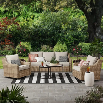 Walmart Better homes & gardens river oaks 5-piece conversation set offer