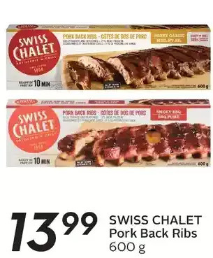 Sobeys Swiss chalet pork back ribs offer