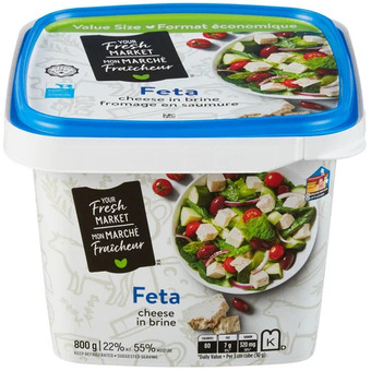 Walmart Your fresh market feta cheese family pack offer