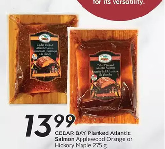 Sobeys Cedar bay planked atlantic salmon offer