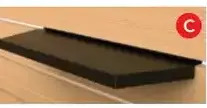 Lowe's Black galvanized steel accessories - shelf, 24 offer