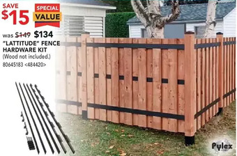 Lowe's Pylex lattitude fence hardware kit offer