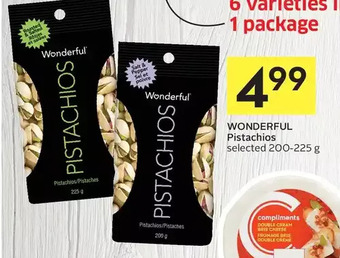 Foodland Wonderful pistachios offer