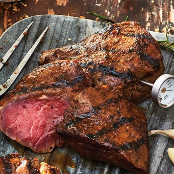 M & M Food Market Teriyaki sirloin steaks offer