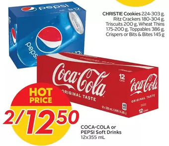 Sobeys Urban Fresh Coca-cola or pepsi soft drinks offer