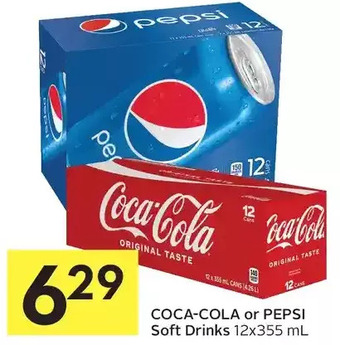 Foodland Coca-cola or pepsi soft drinks offer
