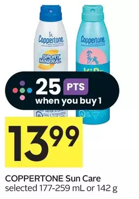 Foodland Coppertone sun care offer