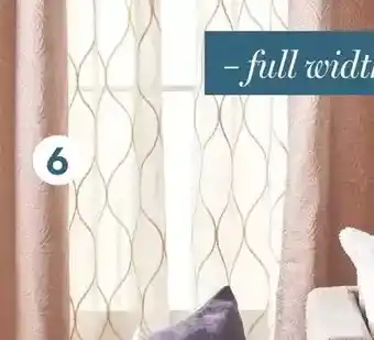 Giant Tiger Jacquard sheer curtains with grommets offer