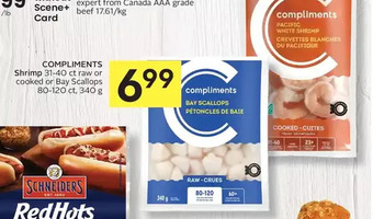 Foodland Compliments shrimp offer