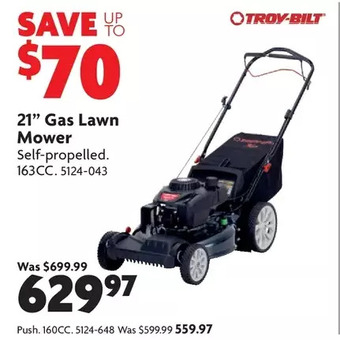Home Hardware 21 gas lawn mower - self-propelled | push offer