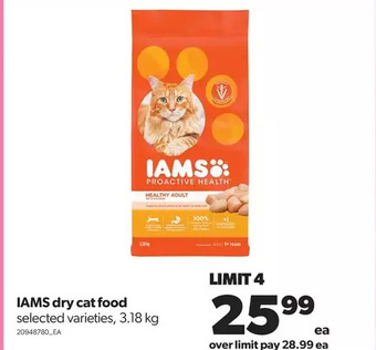 Real Canadian Superstore Iams dry cat food offer