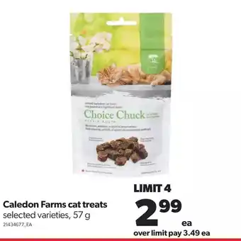 Real Canadian Superstore Caledon farms cat treats offer