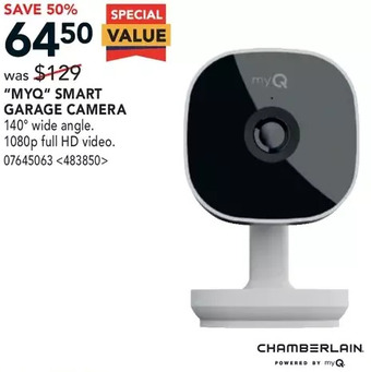 RONA Chamberlain myq smart garage camera offer