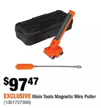 Home Depot Klein tools magnetic wire puller offer
