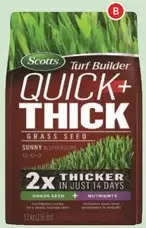 RONA Scotts grass seed - bluegrass/sun offer