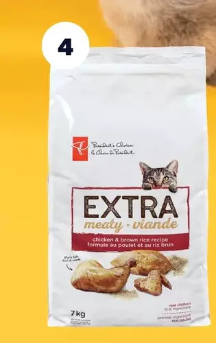 Real Canadian Superstore Pc extra meaty dry cat food offer