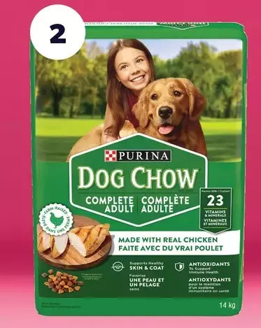 Real Canadian Superstore Dog or puppy chow dry dog food offer