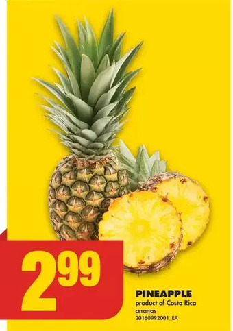 No Frills Pineapple offer