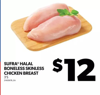 Real Canadian Superstore Sufra halal boneless skinless chicken breast offer
