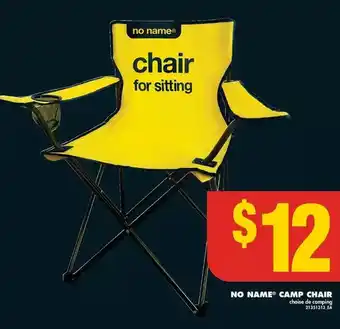 No Frills No name camp chair offer