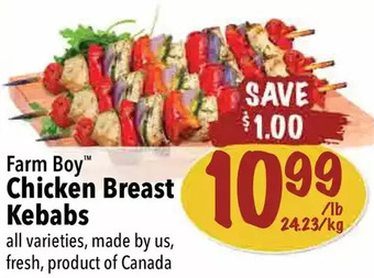 Farm Boy Farm boy chicken breast kebabs offer