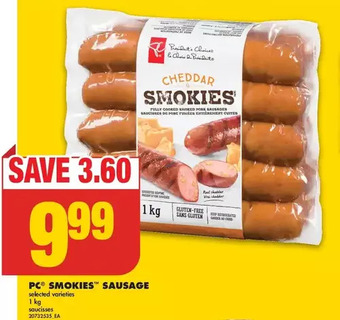 No Frills Pc smokies sausage offer