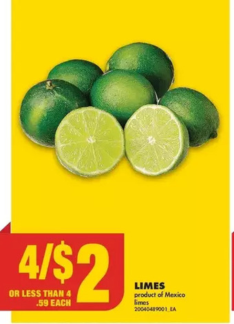 No Frills Limes offer