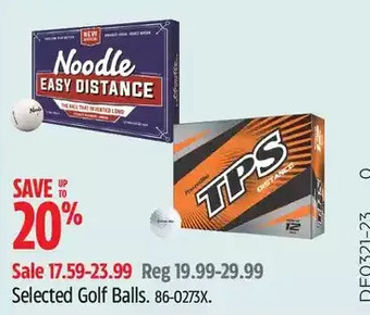 Canadian Tire Golf balls offer